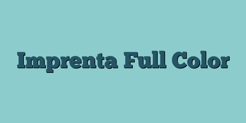 Imprenta Full Color