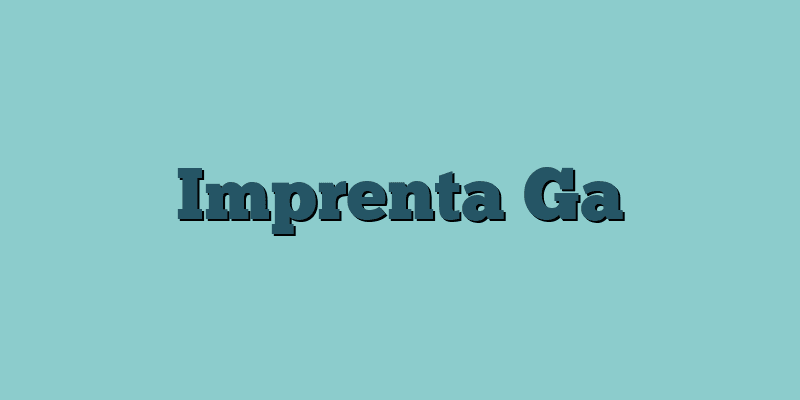 Imprenta Ga