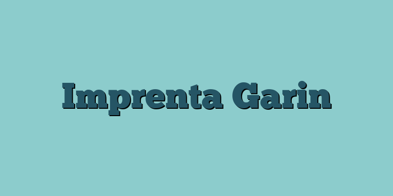 Imprenta Garin