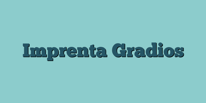 Imprenta Gradios