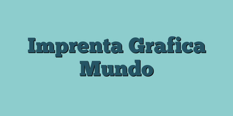 Imprenta Grafica Mundo