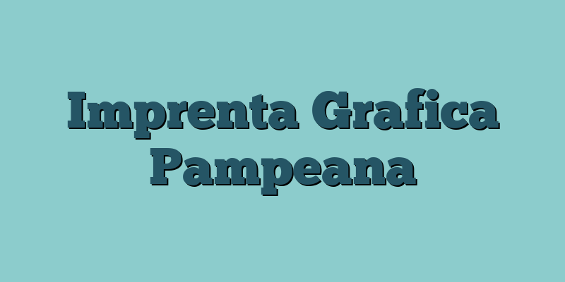 Imprenta Grafica Pampeana