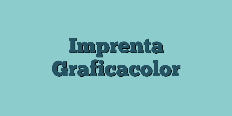 Imprenta Graficacolor