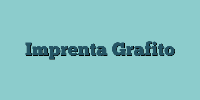 Imprenta Grafito