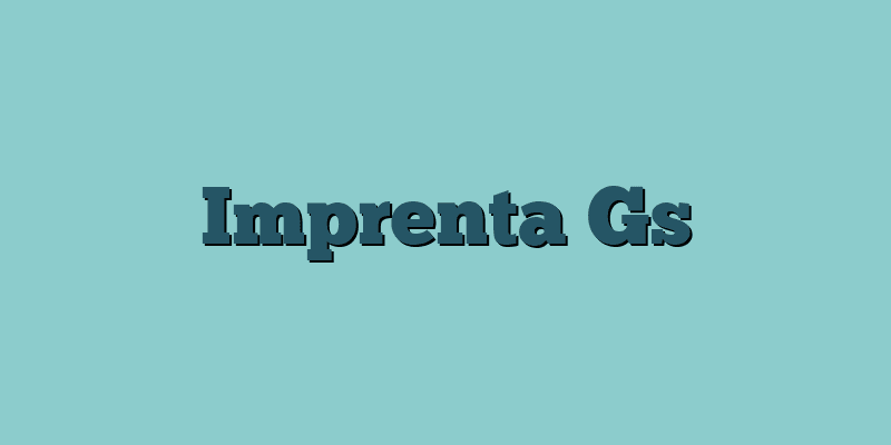 Imprenta Gs
