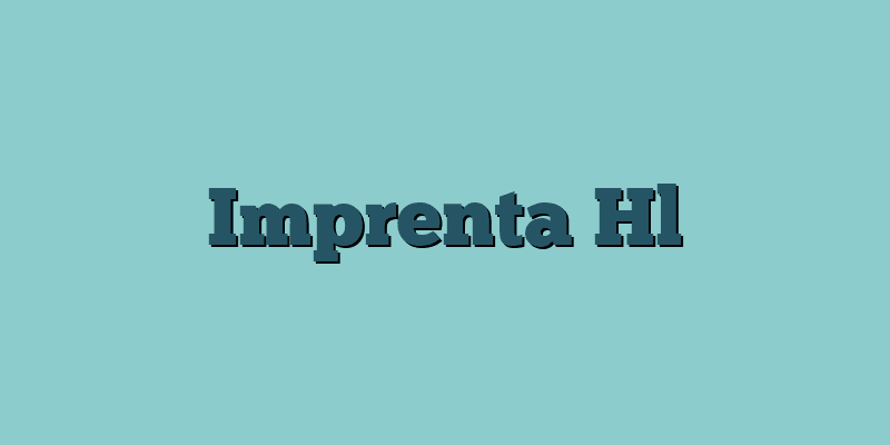 Imprenta Hl