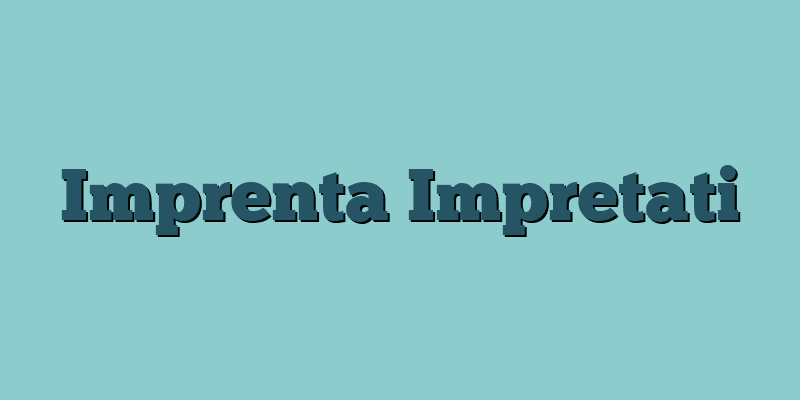 Imprenta Impretati