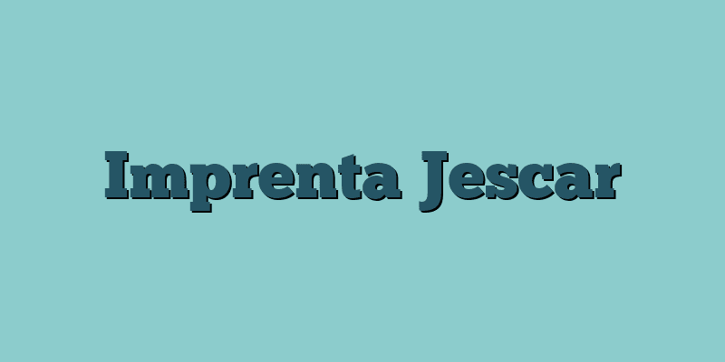 Imprenta Jescar