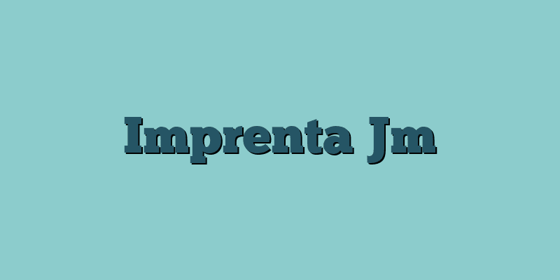 Imprenta Jm