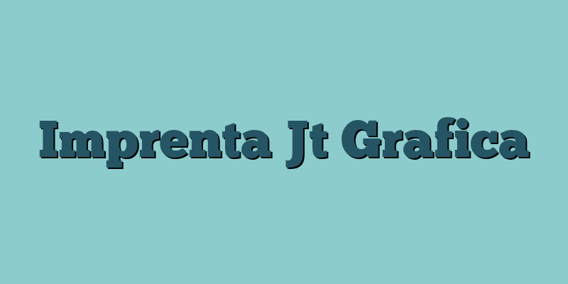 Imprenta Jt Grafica