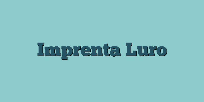 Imprenta Luro