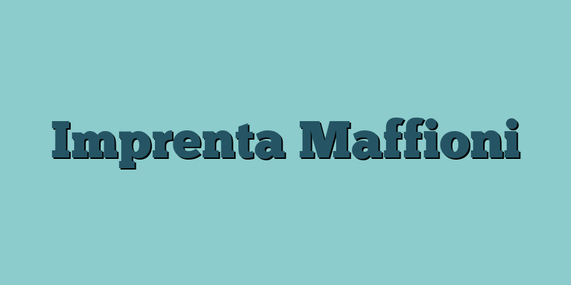Imprenta Maffioni