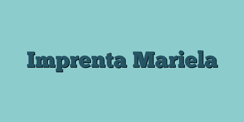 Imprenta Mariela