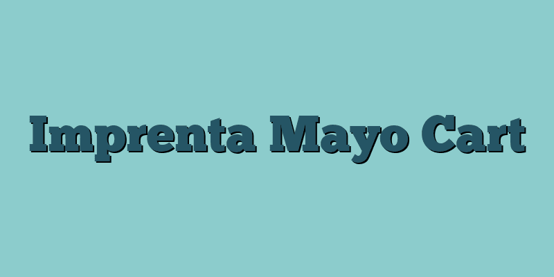 Imprenta Mayo Cart
