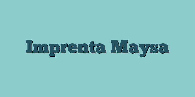 Imprenta Maysa