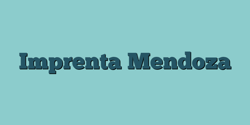 Imprenta Mendoza