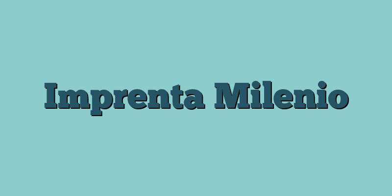 Imprenta Milenio