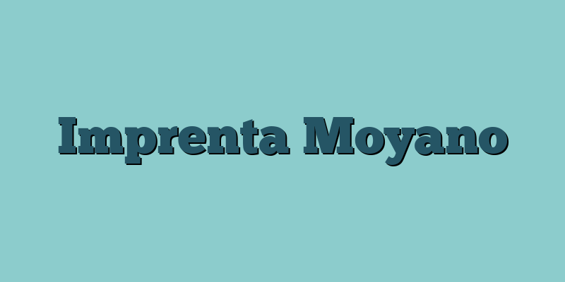 Imprenta Moyano