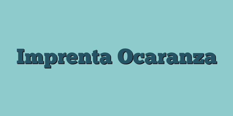 Imprenta Ocaranza