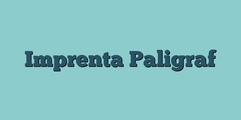 Imprenta Paligraf