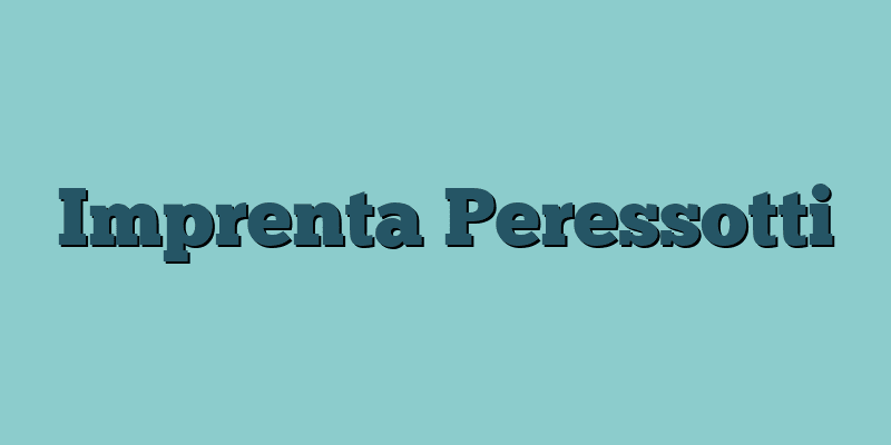 Imprenta Peressotti