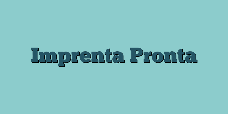 Imprenta Pronta