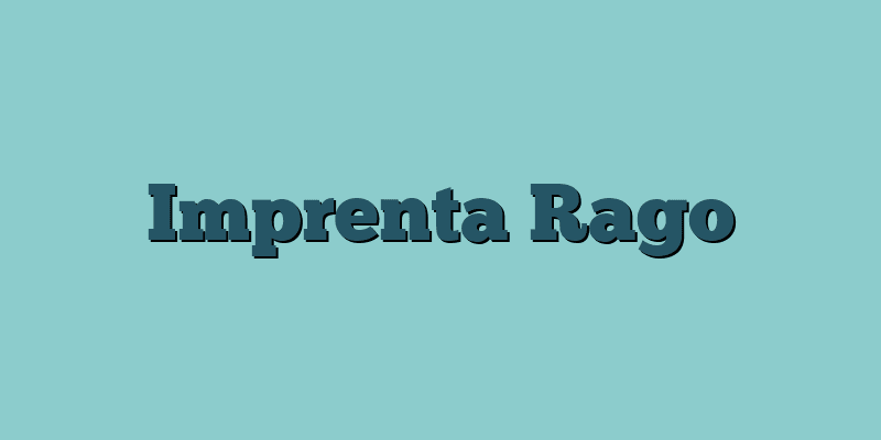 Imprenta Rago