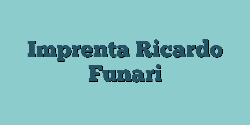Imprenta Ricardo Funari