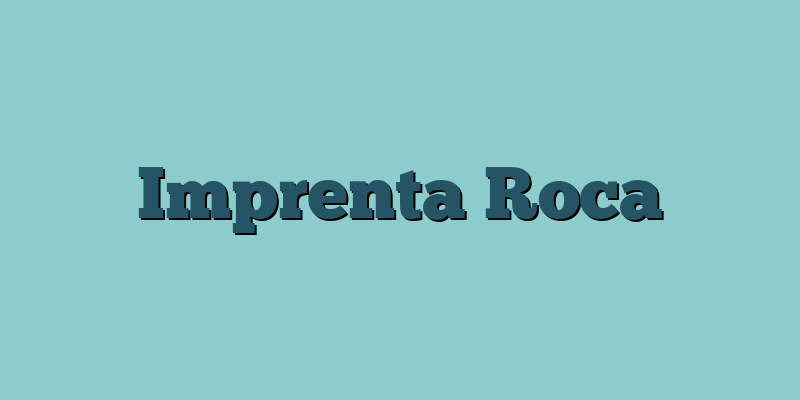 Imprenta Roca