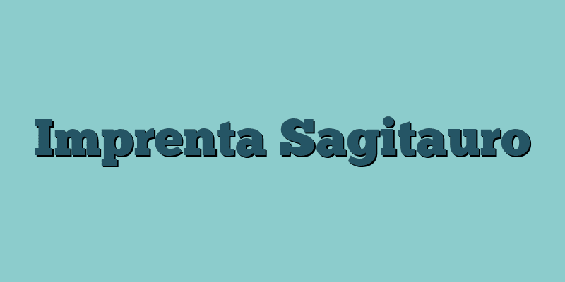 Imprenta Sagitauro
