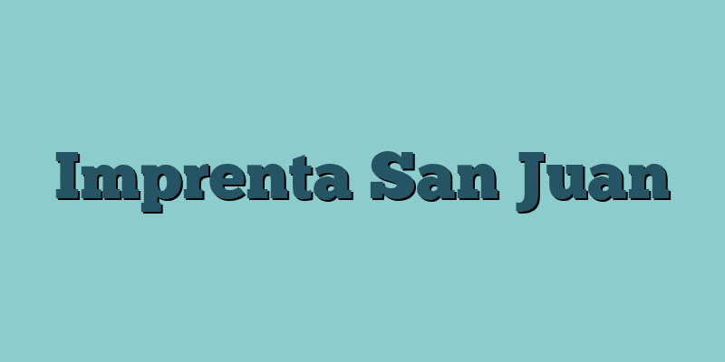 Imprenta San Juan
