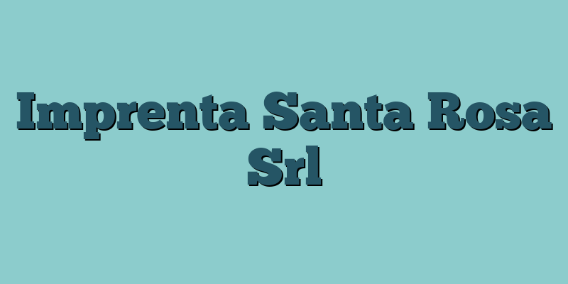 Imprenta Santa Rosa Srl