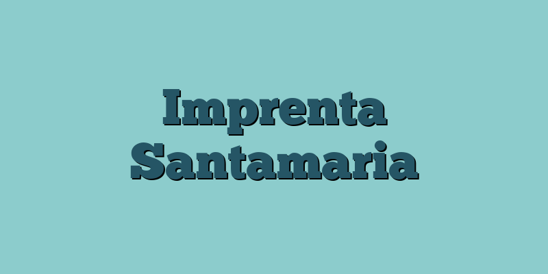 Imprenta Santamaria