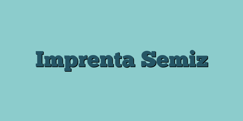 Imprenta Semiz