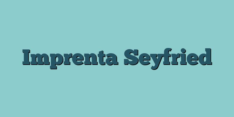 Imprenta Seyfried