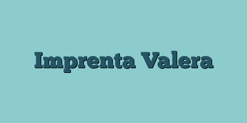 Imprenta Valera