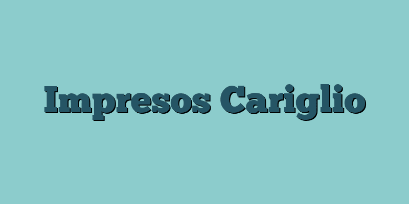 Impresos Cariglio