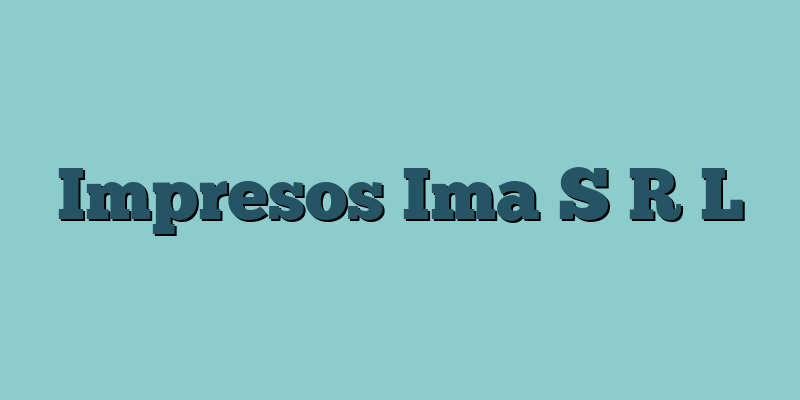 Impresos Ima S R L