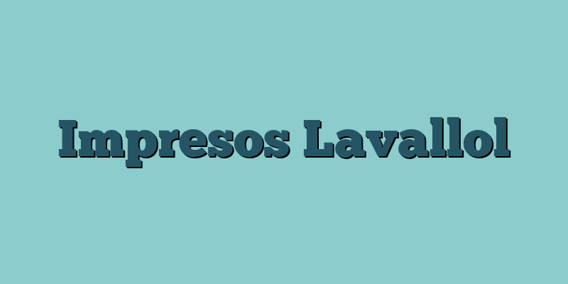 Impresos Lavallol