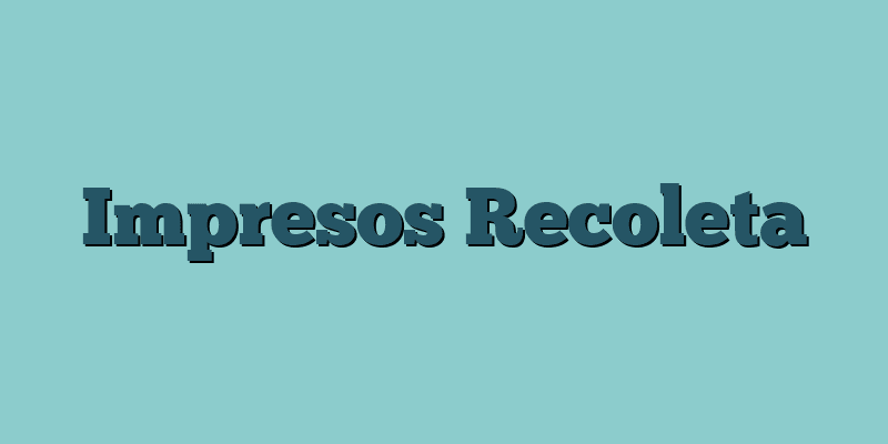 Impresos Recoleta