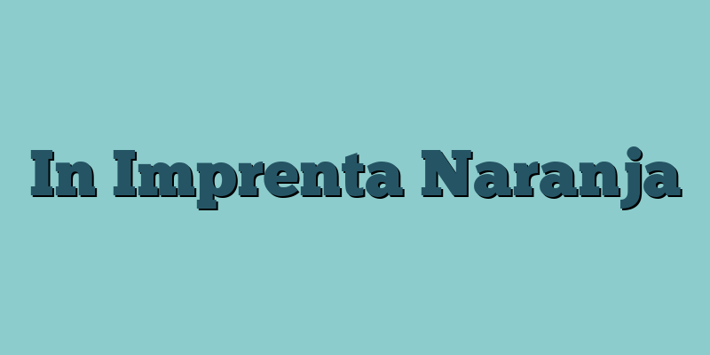 In Imprenta Naranja