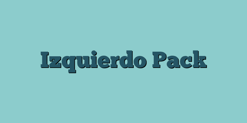 Izquierdo Pack