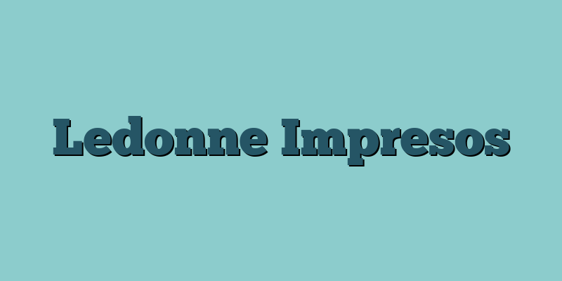 Ledonne Impresos
