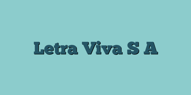 Letra Viva S A
