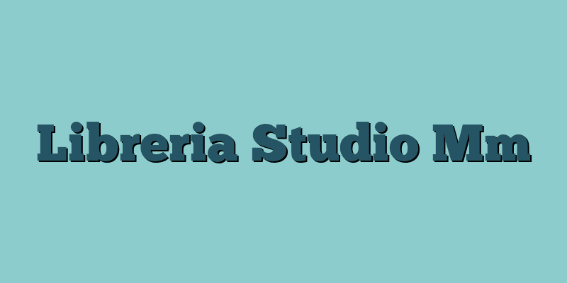 Libreria Studio Mm