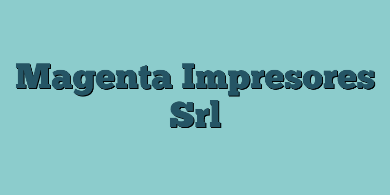 Magenta Impresores Srl