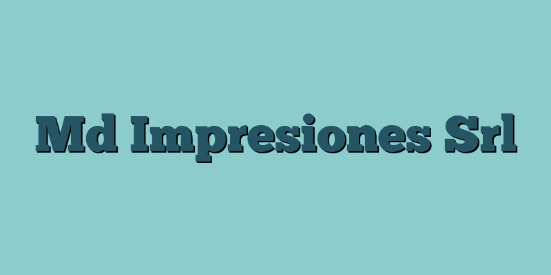 Md Impresiones Srl
