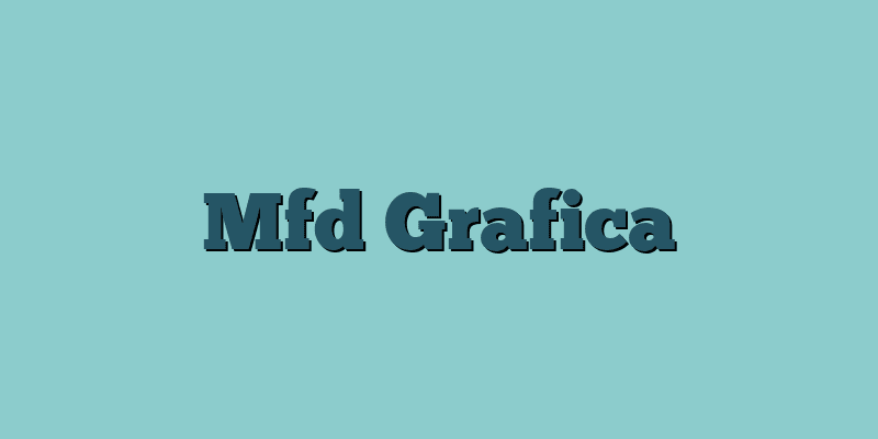 Mfd Grafica
