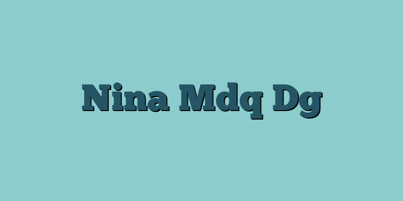 Nina Mdq Dg