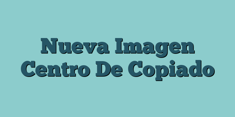 Nueva Imagen Centro De Copiado